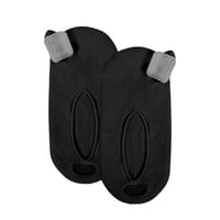 Ioensy - 2 Piezas De Calcetines Suaves E Invisibles Con Férula Para El Dedo Gordo Del Pie, Antideslizantes, Color Negro