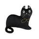 thumbnail image 2 of Almohada De Peluche De Gato Negro De 12,5 X 15,5 Pulgadas Para Halloween, 2 of 5