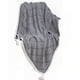 thumbnail image 1 of Manta Con Borlas Decorativa Y Estampado Geometrico De Rombo Color Gris 2, 1 of 4