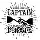 thumbnail image 1 of Decomural Work Like A Captain Play Like A Pirate WS-46298, 1 of 2