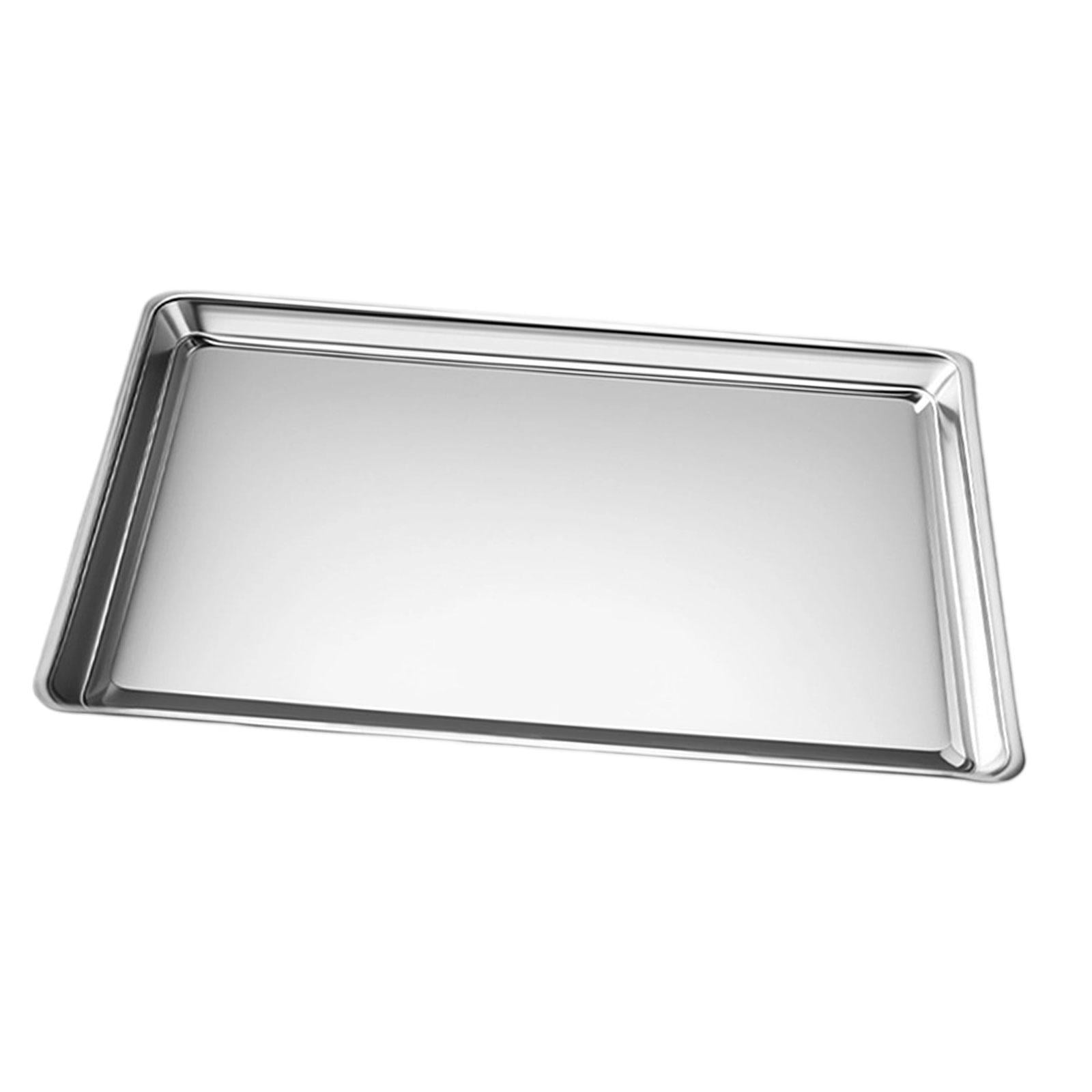 Magideal - Bandeja Para Hornear, Bandeja Para Servir, Resistente A Deformación, Versátil, Rectangular, Para Horno, Para Cocina, Barbacoa, Repostería Casera,