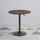thumbnail image 1 of Mesa Bar Lorven Altura Ajustable Diámetro 60cm Comedor Madera Oscura, 1 of 8