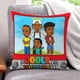 thumbnail image 1 of Jools TV Fundas de almohada de terciopelo con tema, regalos de funda de almohada, decoración para el hogar, cojín de lanzar, regalo de cumpleaños para fans y parejas.61*61cm., 1 of 6