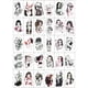 thumbnail image 1 of Dark Girl Style Anime Tattoo Stickers, Embroidered Totem Waterproof Long Lasting Temporary Tattoo , Japanese Style Pattern Fake Tattoos ( 30 Sheets ), 1 of 2