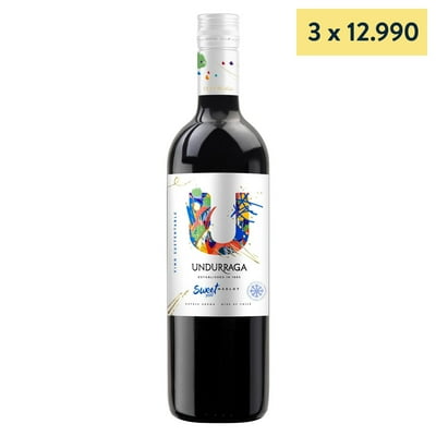 Vino Tinto Merlot Sweet 12.5° Botella 750 Ml Undurraga