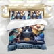 thumbnail image 5 of Cómo Entrenar a Tu Dragón 4 Conjunto de sábanas temático, trío de piezas, cómodo y amigable con la piel, diseño único, regalo de decoración para el hogar para familiares, amigos y fans,173cm *218cm, 5 of 6