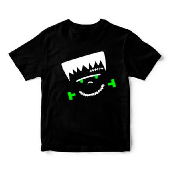 Polera Halloween Frankie Monster 100% Algodon Niñoniña