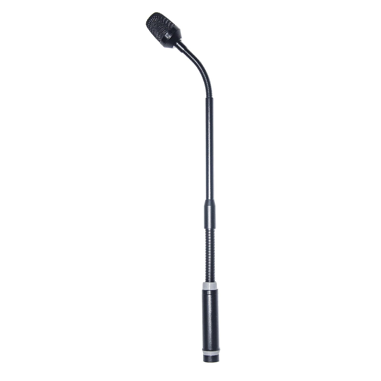 Magideal - Micrófono De Cuello De Cisne Micrófono Dinámico Para Dj Fácil De Ajustar Micrófono Profesional Xlr De Bajo Ruido Micrófono Dinámico Para Grabar Puesta