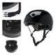 thumbnail image 2 of Casco para Bicicleta Roller Skate Negro Brillante, 2 of 2
