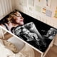 thumbnail image 2 of Madonna alfombrilla de escritorio/mesa extra-grande con base antideslizante de cuero y diseño temático; versátil para escritorios de ordenador, mesas de comedor, etc.40*60cm, 2 of 6
