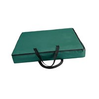 Magideal - Bolsa De Almacenamiento De Coronas, Caja De Almacenamiento De Luz Navideña, Asas Portátiles, Contenedor De Corona De Navidad, Organizador De Decoració Verde