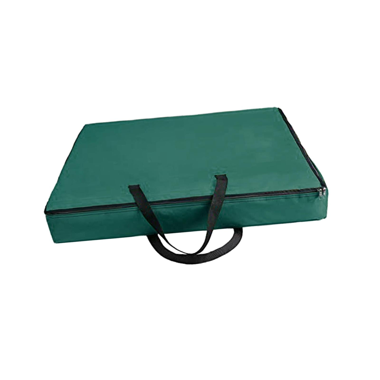 Magideal - Bolsa De Almacenamiento De Coronas, Caja De Almacenamiento De Luz Navideña, Asas Portátiles, Contenedor De Corona De Navidad, Organizador De Decoració Verde