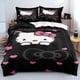thumbnail image 1 of Cute Hello Kitty Bedding Set,Boys Girls Decorate Bedroom Kitty Duvet Cover,Multi-Size Children's Bedding Sets Bed Sheets, 1 of 5