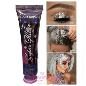 Flamenco - Glitter En Gel Para Cuerpo Cabello Y Rostro