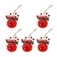 thumbnail image 2 of 5 Campanas De Navidad Multiusos Con Estrella Recortada Para Guirnalda De Ventana, Navidad, Rojo, 4 Cm, 2 of 5
