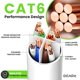 thumbnail image 3 of Cable Ethernet GearIt Cat 6, 10 pies (3 m), paquete de 20, 10 Gbps, RJ45, blanco, 3 of 9