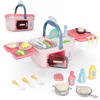 Juego De Cocina Y Picnic Contixo Kids Rosa