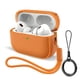 thumbnail image 1 of Funda para AirPods Pro 3 2025 Release en piel, color naranja, 1 of 7