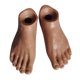 thumbnail image 2 of Figura De Acción De Escala 1/6 Masculina / Femenina Desnuda, Par De Pies, Estilo 5, 2 of 5