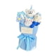 thumbnail image 2 of Ramo De Muñecos De Peluche, Lindo Ramo De Perros Para Compromiso, Aniversario, Despedida De Soltera, Azul, 2 of 3
