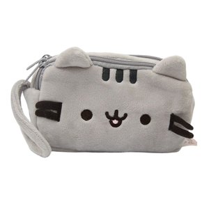 Bothyi - Estuche De Lápices De Felpa, Bolsa De Almacenamiento Portátil De Gato De Dibujos Animados, Estuche De Bolígrafo Con Cierre De Cremallera