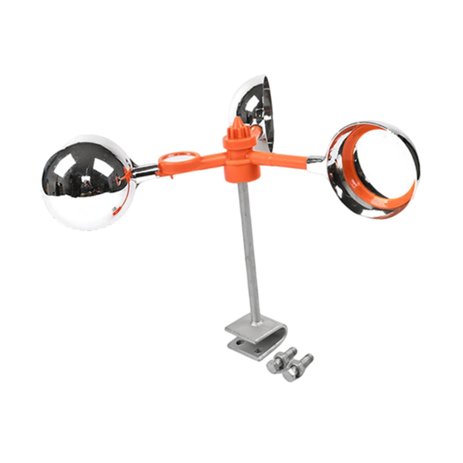 Magideal - Disuasor De Aves Reflectante, Ahuyentador De Pájaros Con Energía Eólica, Duradero, Herramienta De Jardín, Dispositivo Reflectante Para Césped, Tierras Base Galvanizada