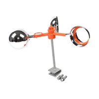 Magideal - Disuasor De Aves Reflectante, Ahuyentador De Pájaros Con Energía Eólica, Duradero, Herramienta De Jardín, Dispositivo Reflectante Para Césped, Tierras Base Galvanizada