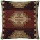 thumbnail image 1 of Almohada decorativa Rizzy Home T05986 con relleno de plumón, 45 x 45 cm, color marrón, 1 of 2