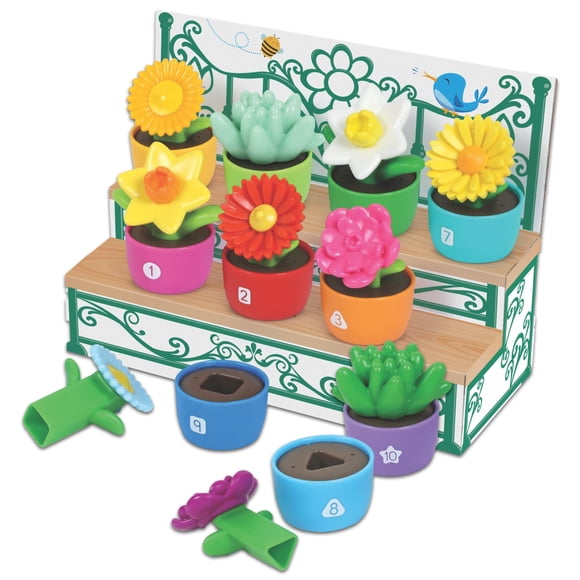 Recursos de aprendizaje sobre juguetes para niños pequeños Shape & Color Garden desde hace 18 meses