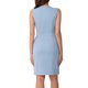 thumbnail image 3 of Vestidos Midi con Cremallera y Abertura para Mujer INSPIRE CHIC sin Mangas para Trabajo M Azul, 3 of 6