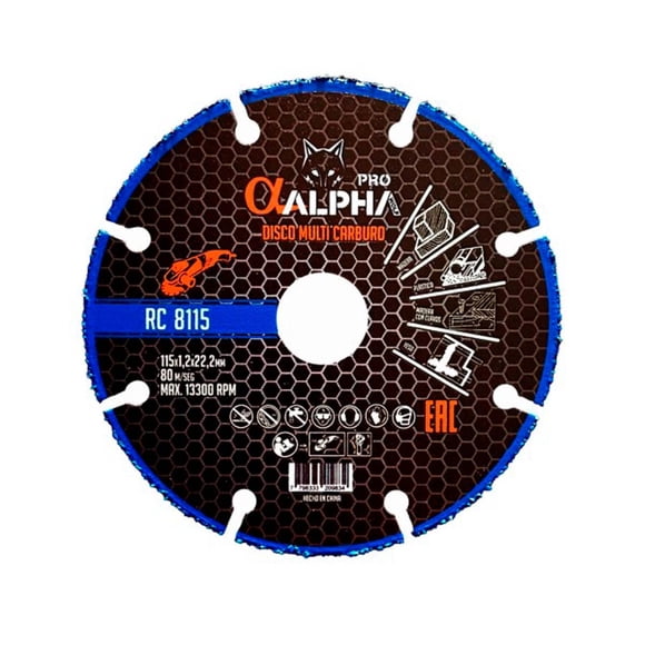 Disco Diamantado Para Madera 4-1/2''x1,2mm - Alpha Pro
