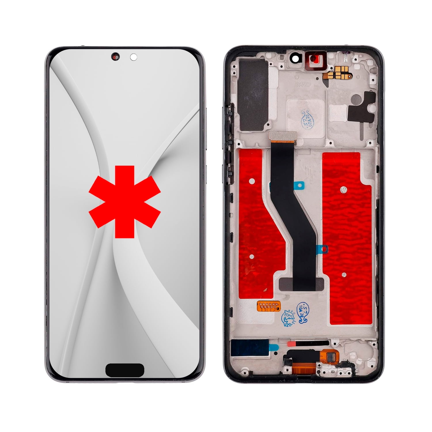 2+2x Pellicola per Huawei P20 Lite Protettiva Protezione Schermo