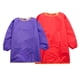 thumbnail image 5 of Delantal infantil de mangas largas para niños Delantal impermeable Morado M + Rojo L, 5 of 5