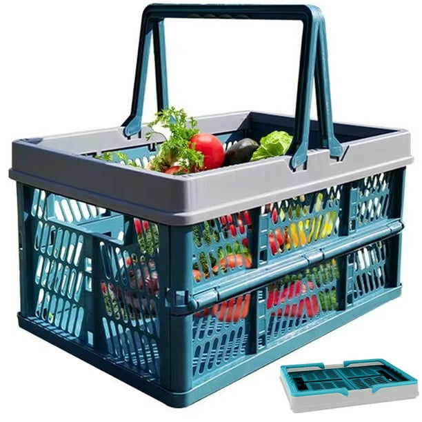 Canasto plegable picnic caja almacenamiento 44 x 30 cms