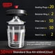 thumbnail image 2 of Kit de Vasos Desechables para Pintura KEHE REFINISH 600 ml 50 piezas, 2 of 9