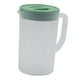 thumbnail image 3 of Jarra De Agua Con Tapa, Tarro De Bebidas Versátil Para Refrigerador, Catering En Casa, Blanco Y Verde, 3 of 5