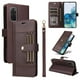 thumbnail image 1 of FOXDOCK Funda tipo Cartera para Samsung Galaxy S20 Plus – Cubierta de Cuero PU con Múltiples Ranuras, Bolsillo para Efectivo y Correa de Muñeca, 1 of 6