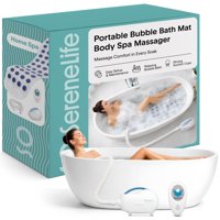 Alfombra De Baño Serenelife Bubble Massage Impermeable 120X36 Cm