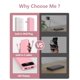 thumbnail image 3 of Power Bank aonidi 12000 mAh rosa con cables integrados, 3 of 9