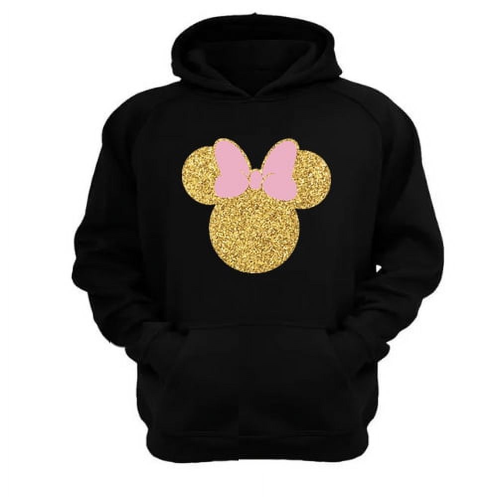 Genérico - Polerón Canguro Ratoncita M. Negro Talla L Unisex