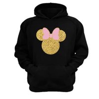 Genérico - Polerón Canguro Ratoncita M. Negro Talla L Unisex