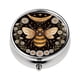 thumbnail image 1 of 1pc 3-Compartment Bee Flower Pill Box - Portable Travel Medicine Organizer for Vitamins and Tablets, 1 of 4