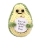 thumbnail image 2 of Aguacate Divertido Con Tarjetas De Afirmación Muñeca De Aguacate Tejida De Estímulo Lindo Amarillo Claro, 2 of 3