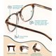 thumbnail image 5 of Gafas de Lectura Felix Gray +1.0 con Filtro de Luz Azul, 5 of 9