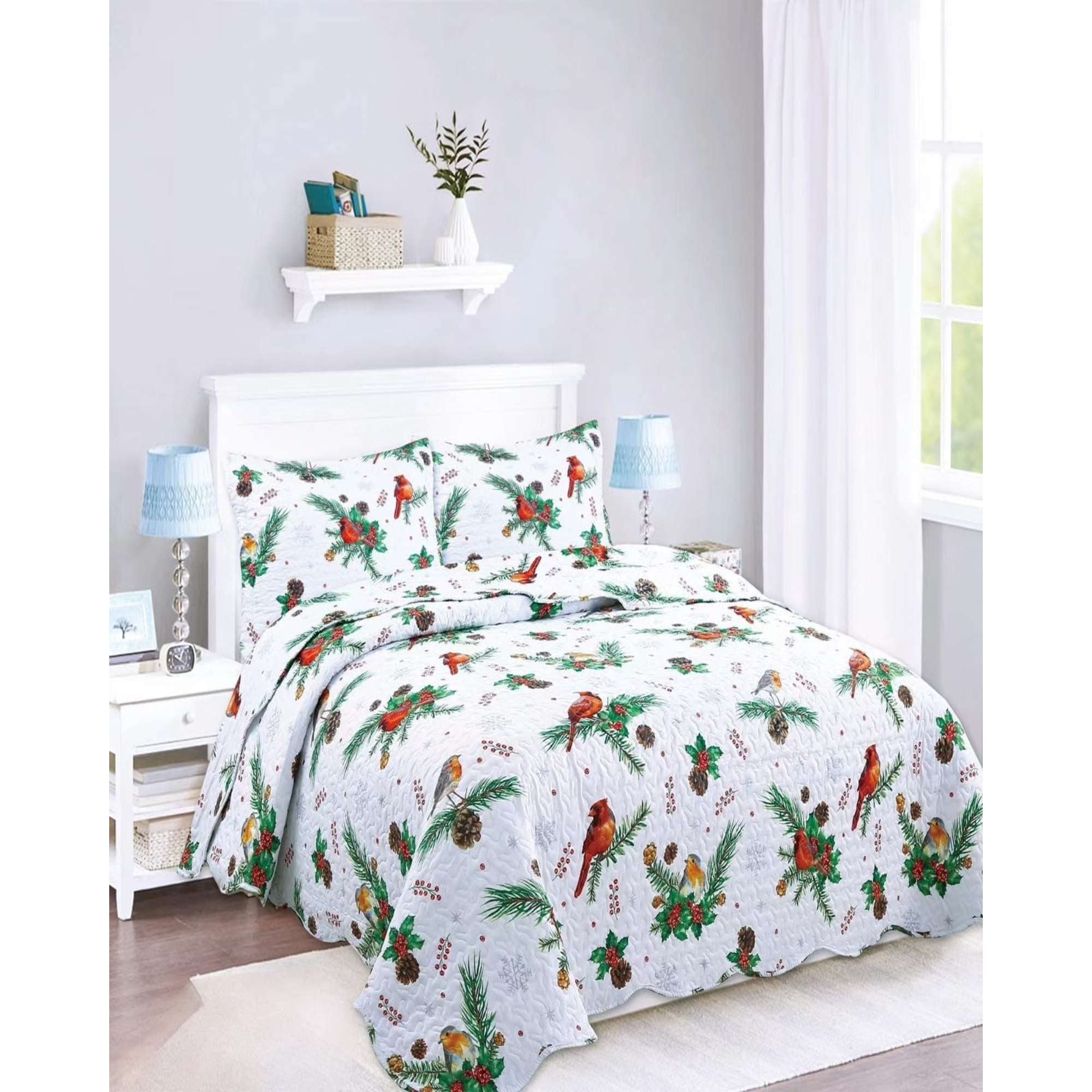 Genérico - Cubrecama 2 Plazas De Verano