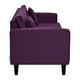 thumbnail image 3 of Sofa New Retro 3c Felpa 00 Morado, 3 of 6