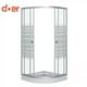thumbnail image 3 of Cabina ducha Shower Curvo 90 x 90 x 192 cm Satinado, 3 of 4