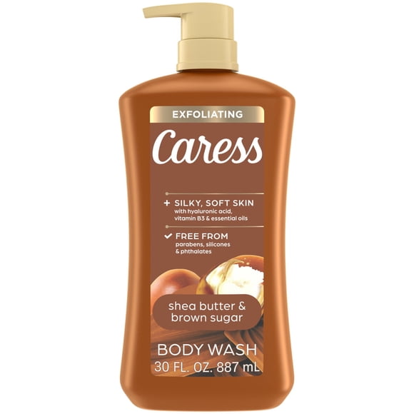 Gel de Ducha Exfoliante Caress Karita 887ml Sin Parabenos
