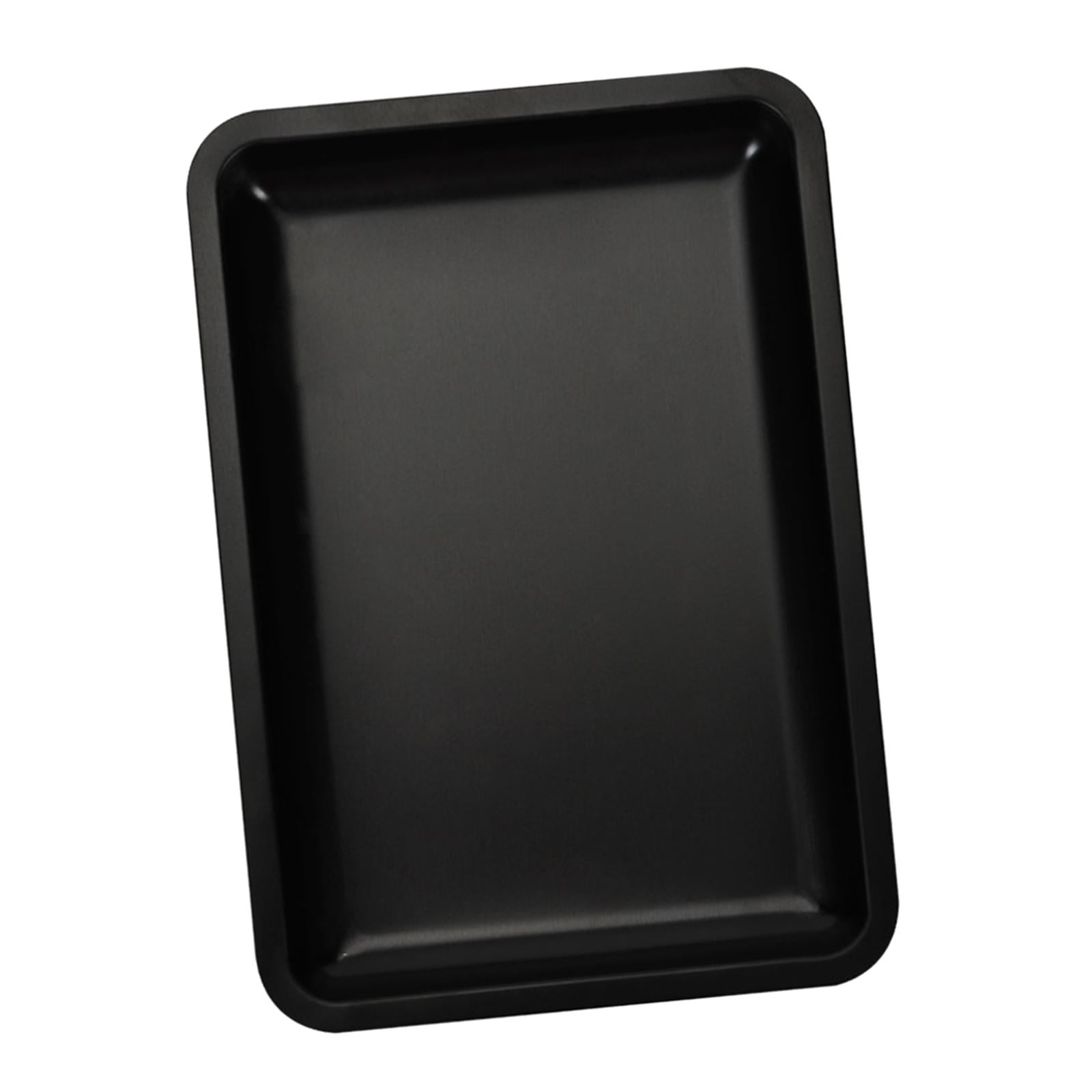 Magideal - Bandeja De Maquillaje, Bandeja De Joyería, Bandeja De Almacenamiento De Cosméticos, Bandeja De Herramientas De Escritorio Para Decoración De Uñas Para Negro