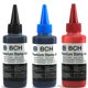 thumbnail image 1 of Tinta para sellos BCH 225 ml Negro, Azul y Rojo - Resistente al agua, 1 of 9